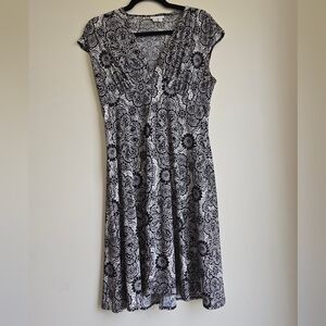 London Times Floral Midi Dress Size 8